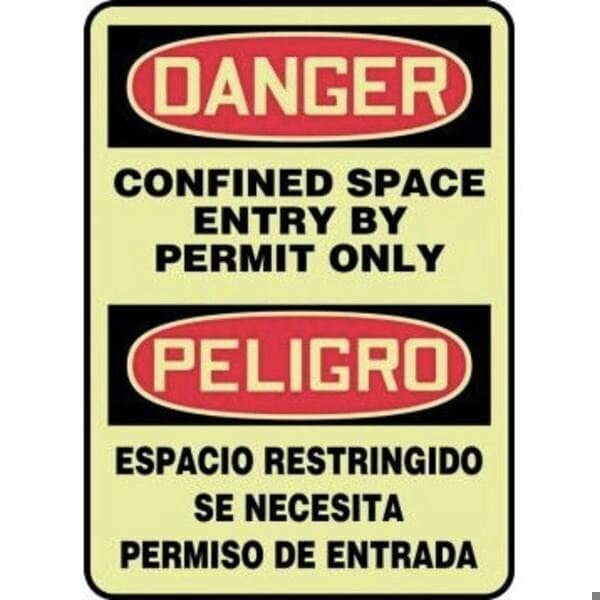 Accuform SPANISH BILINGUAL SAFETY SIGN SBMLCS108GF SBMLCS108GF - main